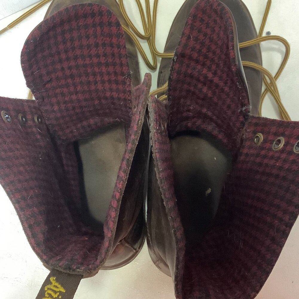 Women's Dr. Martens Tehani Lace Up Boots Size 6 Brown - Picture 9 of 14